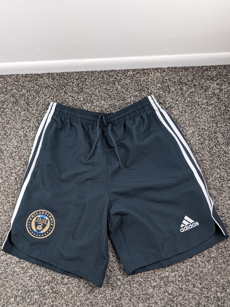 Nwt 2024 Philadelphia Union Shorts Adidas Gray Mens Size Small